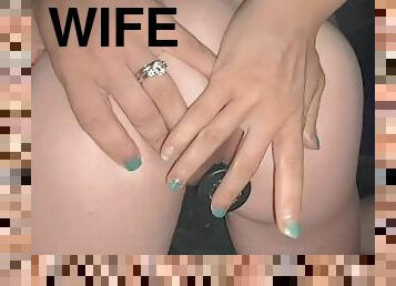 Homemade Wife Fingers Her Ass During Sex