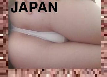 Cute Japanese Teen can't Hold it any Longer - Desperate Slow Pee in Panty