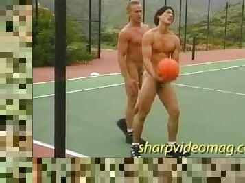 NUDE MEN CAN JUMP- 2 Jocks Play Strip Basketball