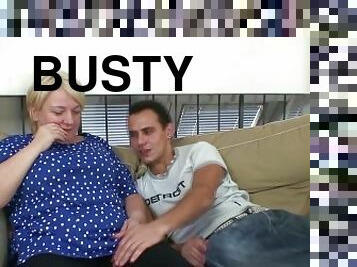 Busty 80 years old grany banged by younger dude