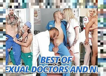 sykepleier, anal, blowjob, lege, compilation, par, trekant, biseksuell, sykehus, uniform