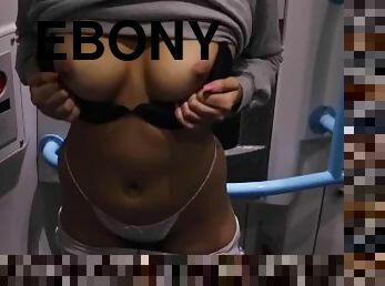 18 Year Old Ebony Teen Fuck In Train Toilet