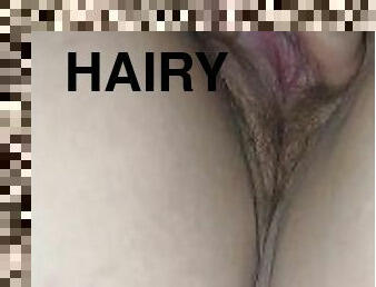 Hairy BBW Milf Pussy Mini Squirting Session Pussy Dripping