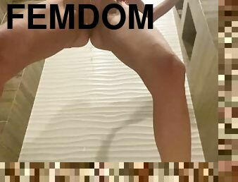 POV pissing and spitting in the shower by Goddess Mary! Full version on the links in my twitter