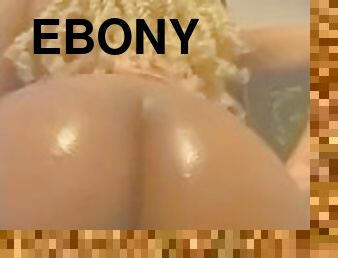 She working the cream out that pussy ebony rides dildo hard Snap@realpinkyybratz Insta@pinkyybratzz