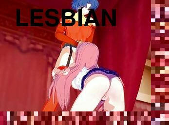 Kusuha Mizuha and Lacus Clyne have an intense lesbian play - SRW Alpha & Gundam SEED Hentai