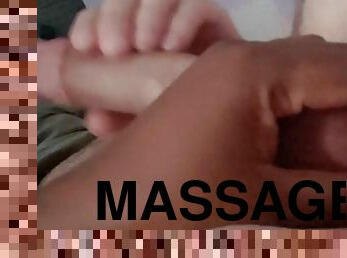 I love massaging my mans nice balls
