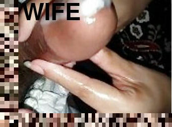 Hot Pakistani wife give handjob and cumshot with beautiful hand