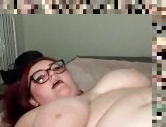 young bbw gets cream pied in the ass