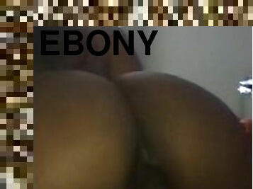 Bubblebutt Ebony Reverse Cowgirl BBC