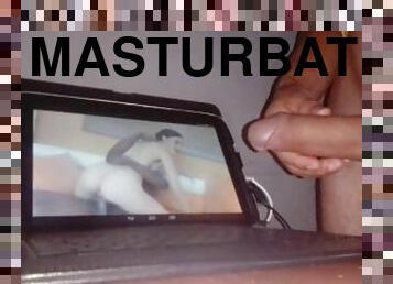 Chico Caliente Se Masturba Un Rato Viendo Porno - (Sasha Grey)