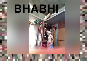 Today Exclusive -bhabhi Changing Cloths Record In Hidden Cam