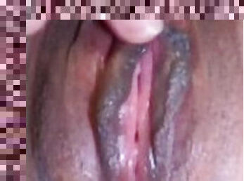 Close-up clitoral masturbation!!!