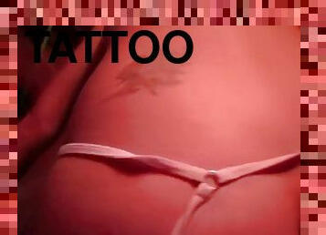 hardcore, kæreste-kvindlig, knepning-fucking, røv-butt, tatovering