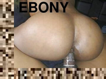 Phat Ass Ebony Teen Rides BBC Reverse Cowgirl