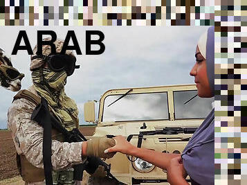 Arab babe sold to American soldier