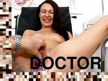 Funny Young Woman And Old Gyno Doc