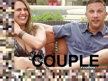 Couple enters swing house super nasty.
