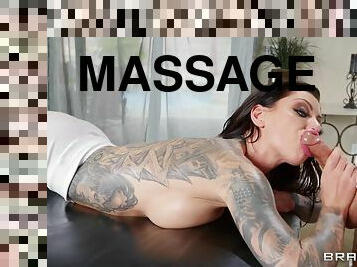 How To Fuck Your Masseur: anal massage for tattooed slut Karma Rx by Small Hands