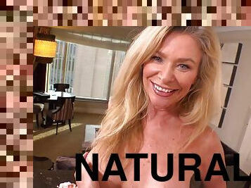 Big natural breast mature slut gets punished by a cameraman