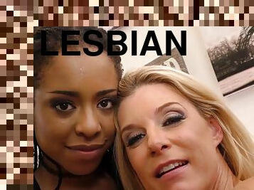 india summer & kira noir interracial lesbian coitus