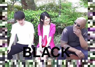 Mitsuki Nagisa cheats on BF with BIG BLACK COCK - interracial