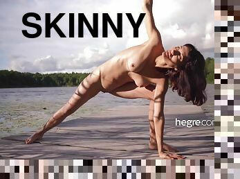 Uliana - Nude Yoga session of hot skinny teen girl