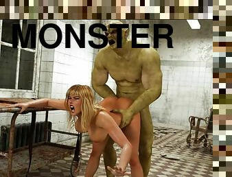 3d monster sex