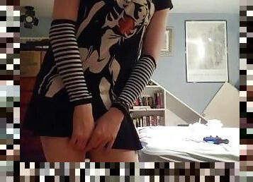 Cute emo femboy strips for you