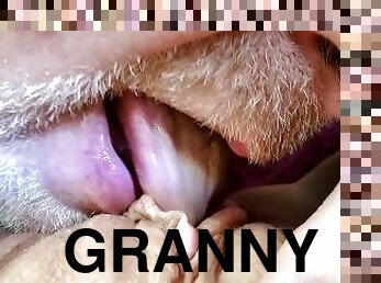 Crazy sexy granny: cunni, blowjob, closeup dogging... ))