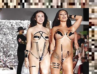 Miami Art Body Tape Miami Art Basel Fusion Fashion 2023 Ful