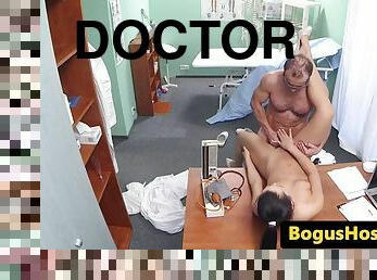Real euro nurse fucked by doctor until cum