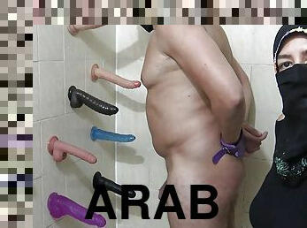 Real Arabic Hijab Mistress Humiliates Her Slave 