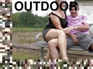 Sexy sluts secretly fucked outdoors to enjoy like crazy - 2