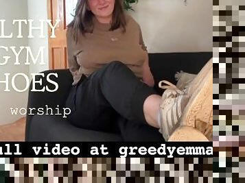 Filthy Gym Shoes Foot Worship - Sneaker Fetish and Humiliation
