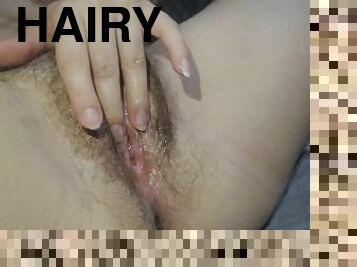 4K Fucked Hairy Pussy Gets Creampie