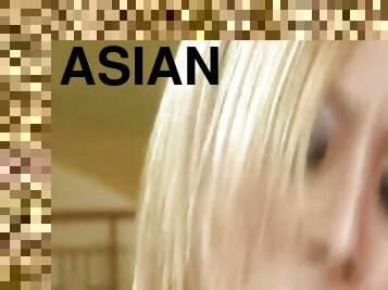 Pretty Blonde Asian Porn Babe HJ