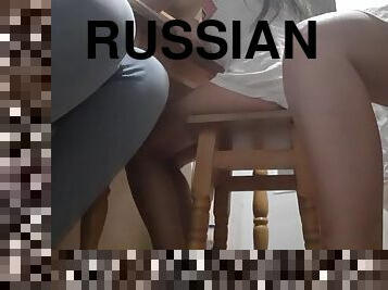 Russian Dirty Talk - Three Lesbians In The Kitchen - Lesbian-i