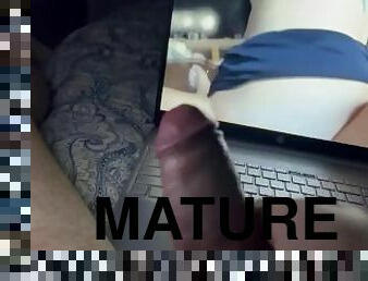 Masturbate watching porn