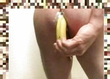 Food Porn Anal Masturbation With A Banana For The First Time Ever And I Loved It