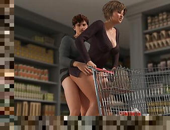 Lust Epidemic - Shopping With My Stepmother - All Final Sex Scenes (Step Mom, Hot MILF, NLT, 3D GAME, HENTAI, 60 FPS)