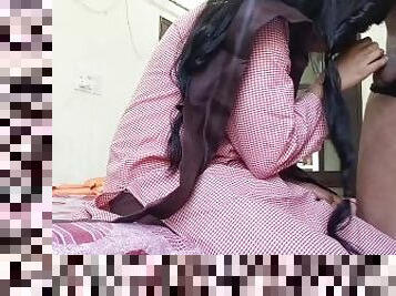 Indian Desi village college student was painfull sex