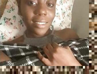 Ebony Darkskin Church Girl Caught Naked Showing Off SexyYoung Body
