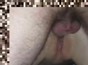 Incident with a stranger in a cafe part 2. Passionate fuck in a hotel room - he creampie my wife