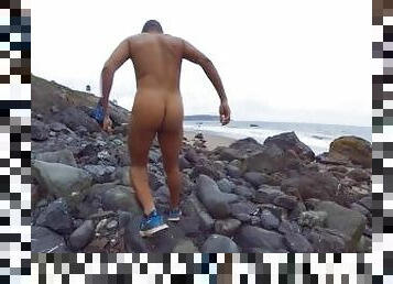 360 Run Around the Nudist Beach!