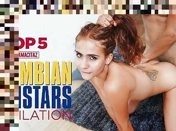 TOP 5 COLOMBIAN PORNSTARS COMPILATION! CURVY GIRLS KNOWS HOW TO MOVE - MAMACITAZ