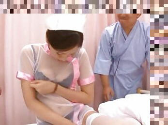 Nurse Yuri Kasiwa Fucked By Three Hospital Patients