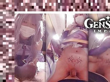Japanese Hentai Cosplay Ladyboy Get Fucked after Otaku Festival, Genshin Impact Keqing 2